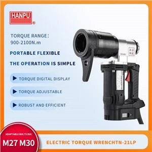 Les pistolets à couple électrique resserrent les boulons M27, M30 (1-1/8 « 1-1/4 »)